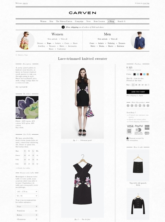 Carven #fashion #web #carven