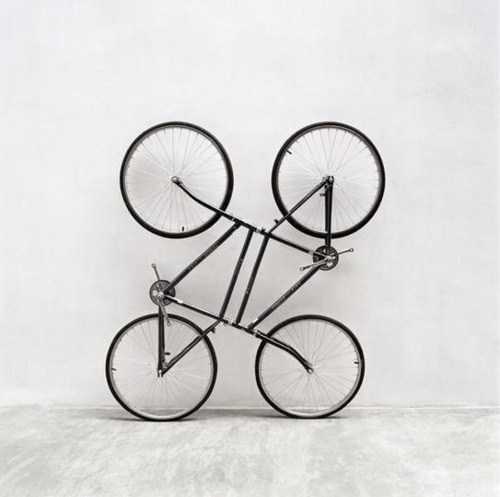 Junk of the heart #installation #joined #rides #bicycles #art #twins