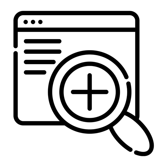 See more icon inspiration related to search, zoom, browser, seo and web, loupe, detective, magnifying glass and online on Flaticon.