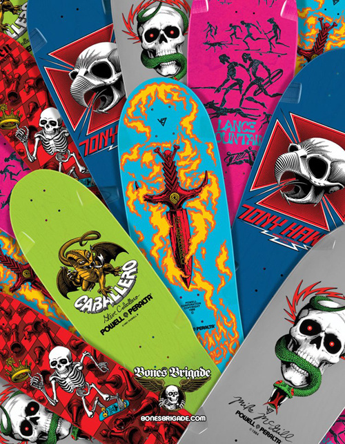 deviantgesturecatalog: 2/28/13 new bones brigade reissues #powell #skateboards
