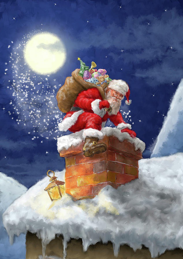 christmas paint by number & step by step easy christmas paintings #painting