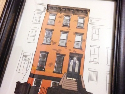 Brownstone print #illustration #timothy #mcauliffe