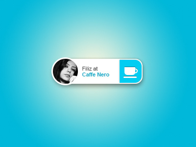 Notification #design #ui #cafe #blue #web