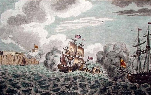 3991098203_910bd7e0aa.jpg (JPEG Image, 500x315 pixels) #illustration #sailing #war #boat