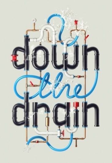 Lovely stuff / plumbing #typography
