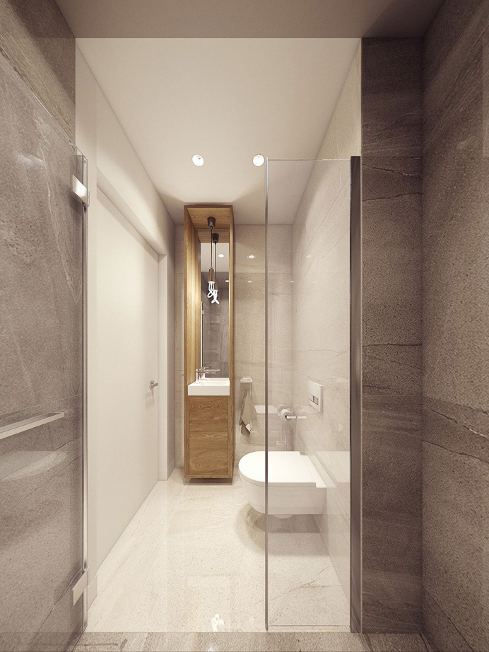 Modern Bathroom °3 - Apartment °1 #modern #bathroom #bagno #moderno #appartamento