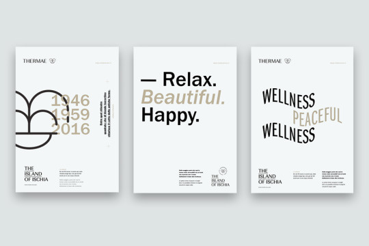 #graphic #design #poster #minimal #thermae #relax #beautiful #island #ischia