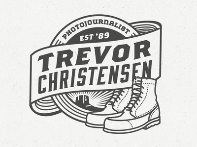 Trevor Christensen Badge #logo #photojournalist #badge