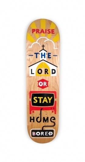 Painted Decks #folk #deck #painted #skateboard #wood #skate #handmade #art #type #typography