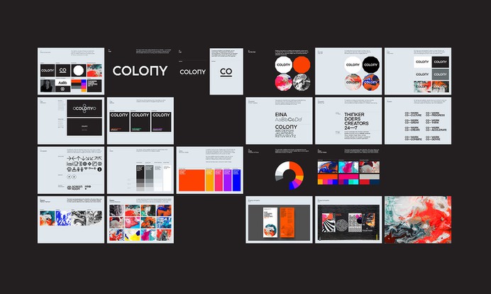 COLONY — Brand Identity & Implementation on Behance