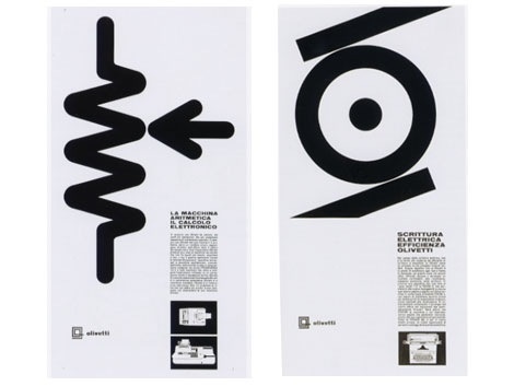 giovanni pintori Olivetti exhibition catalog #lines