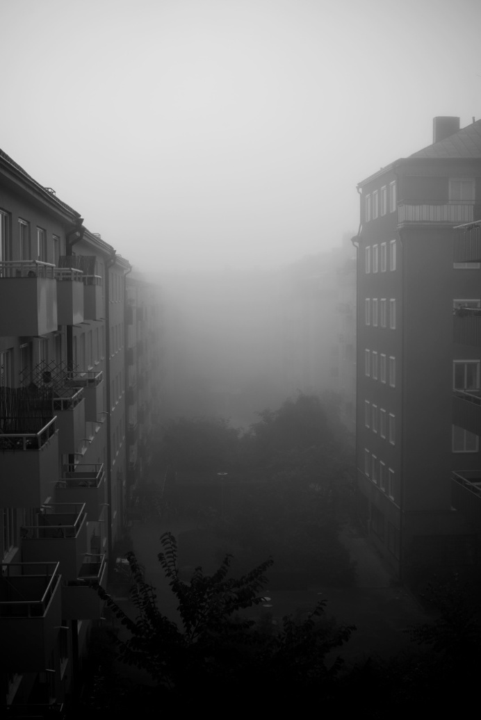 Fog Art Print at Søciety6 #photography #fog #blackandwhite #stockholm #sweden #rickardarvius