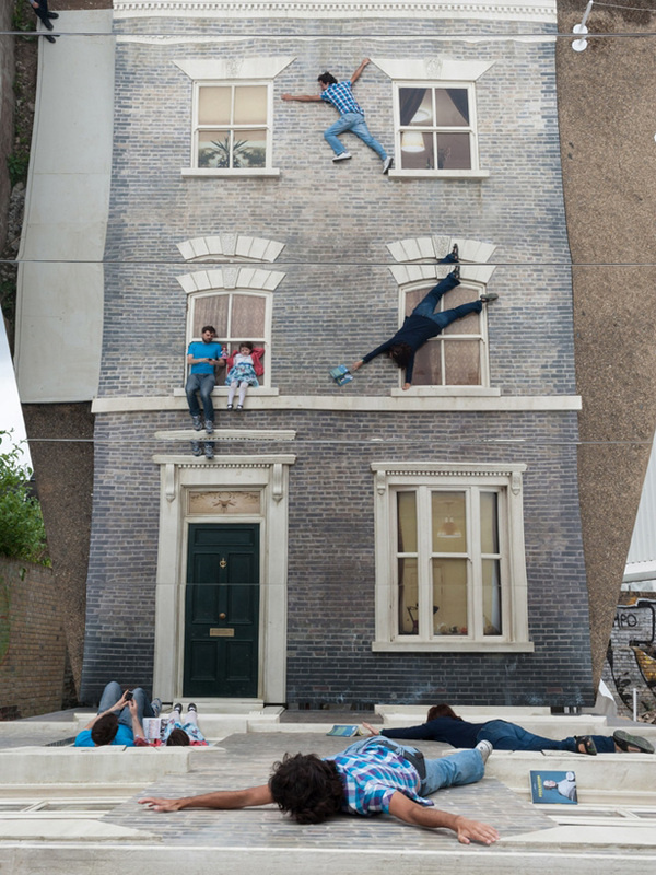 1 dalston house installation by leandro erlich #mirror #inception #installation