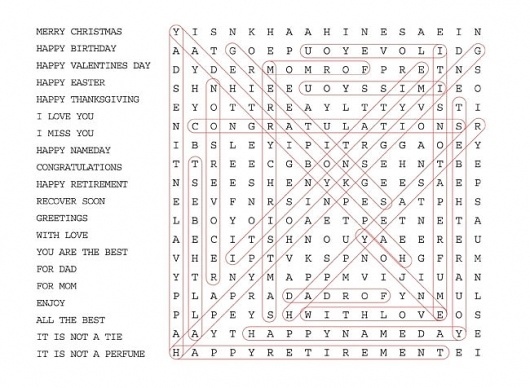 Crossword Puzzle Wrapping Paper (5 pics) - My Modern Metropolis #happy #greetings