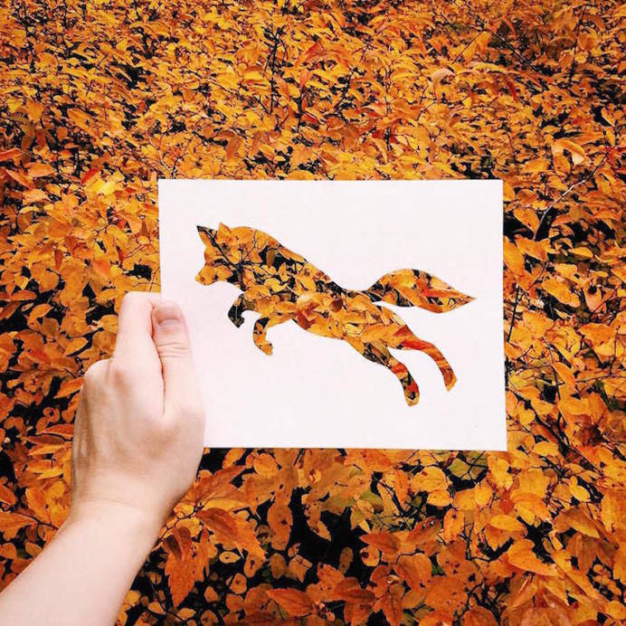 cut out animal flower