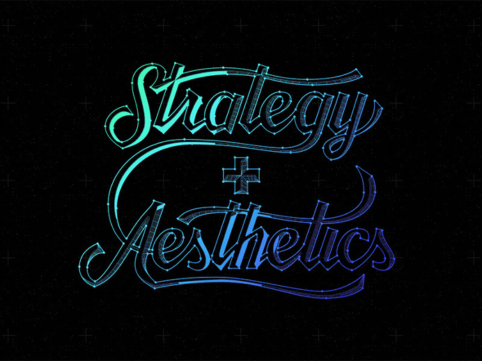 #Strategy #Aesthetics #Lettering #Typography