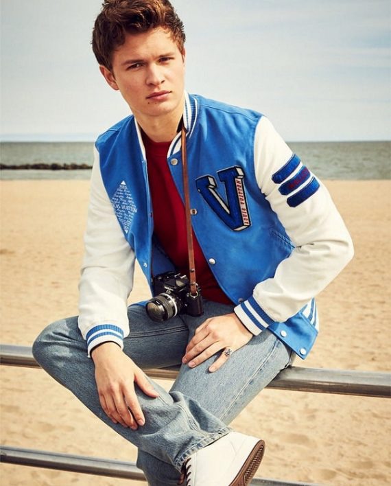 Ansel Elgort Baby Driver Varsity Jacket (2)