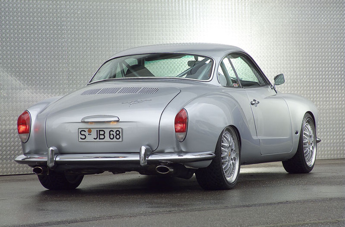#vehicle #vw #ghia #karmanghia #custom #silver