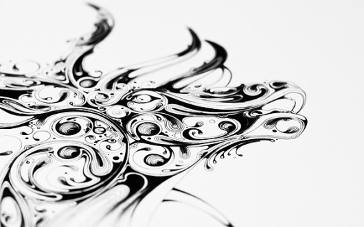 Resonate | Animal Series_01 on the Behance Network #deer #ink #drawing #pen #animal