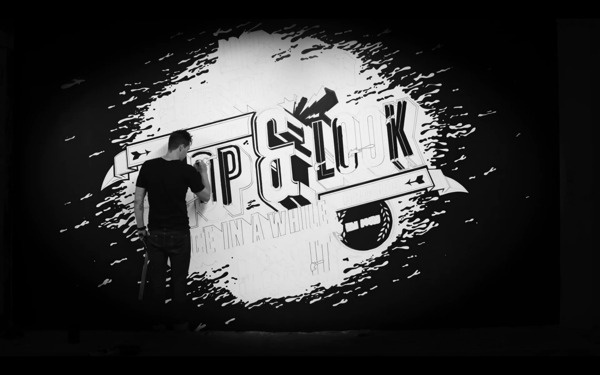 Type Mural + Video on Behance #lettering #painted #paint #drawn #hand #typography