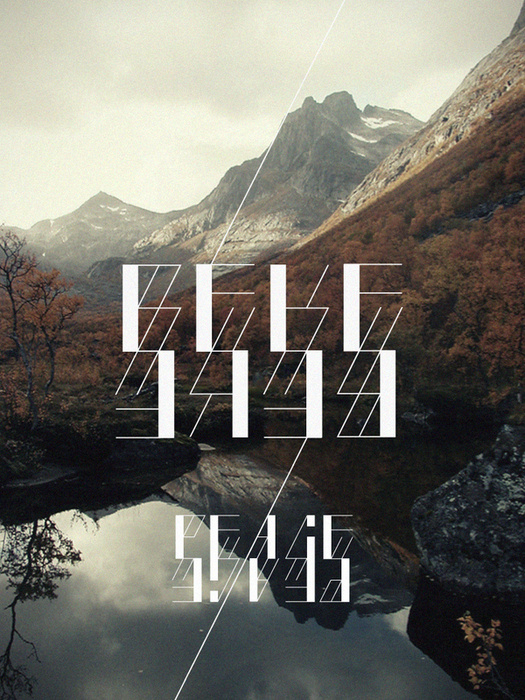 RITMO typeface / 2012 #novotny #dora