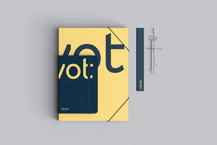 Pivot Corporate Design - Mindsparkle Mag This beautiful project of corporate design and identity was achieved by Enrique Presa. #logo #packaging #identity #branding #design #color #photography #graphic #design #gallery #blog #project #mindsparkle #mag #beautiful #portfolio #designer