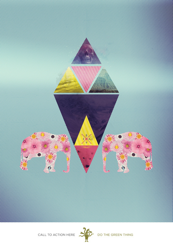 Creativity Vs Climate change on Behance #climate #print #colours #art #change #pentagram #fine