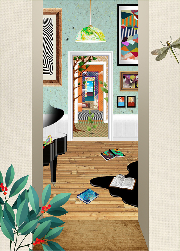 Hvass&Hannibal | Ud & Se magazine #illustration