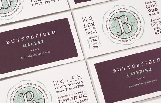 Mucca | Work | Butterfield Market #logo #cards #business