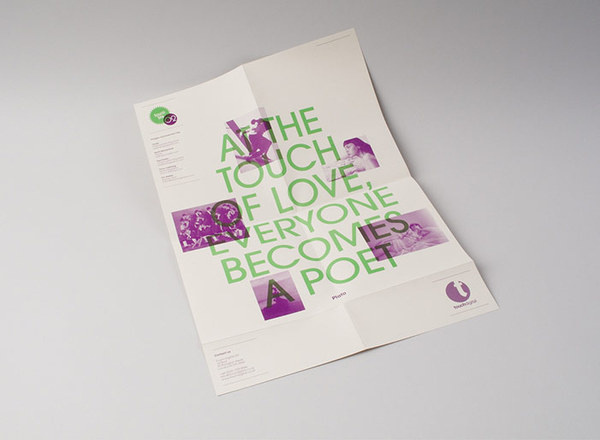 Touch #composition #print #duotone #typography