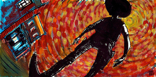 Inktober #08 on Flickr.nSketchbook. Ink and gouache on paper. One drawing a day for the month of October to show the love for ink.