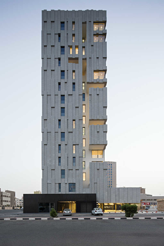 Vertical city in Salmia, Kuwait