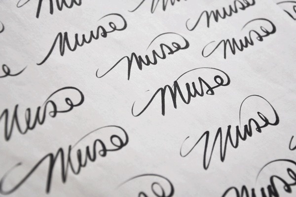 Underwater Muse on Behance #calligraphy #logo #muse #handmade