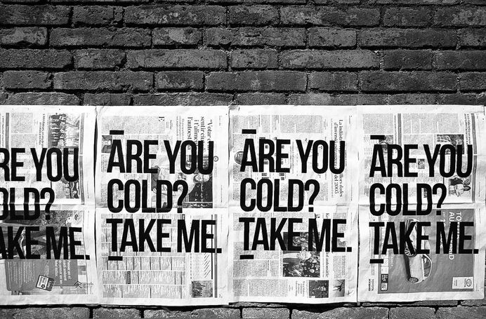 Are you cold? Take me on Behance
