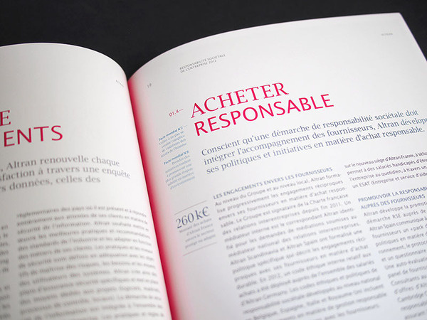 Grow, Blossom, Widen - Altran - Rapport RSE 2012 #design #graphic #altran #direction #art #editorial