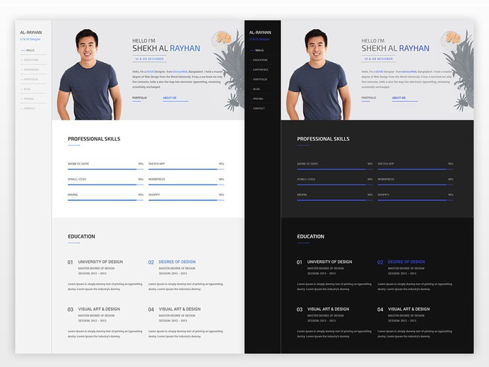 Swift Resume - Free Personal CV/Resume Template