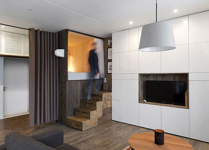 50 Small Studio Apartment Design Ideas (2019) – Modern, Tiny & Clever - InteriorZine #design #furniture #modernfurniture #interior #decor