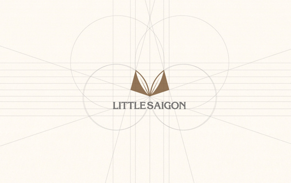 Little Saigon #vietnam #mark #agency #logotype #gird #restaurant #brand #system #bratus