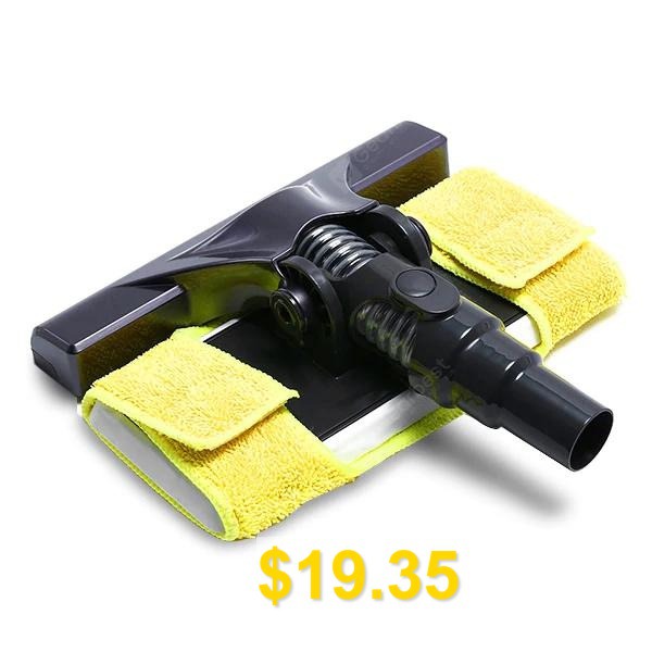 Cleaning #Head #with #Rag #for #Dibea #F6 #Vacuum #Cleaner #- #BLACK