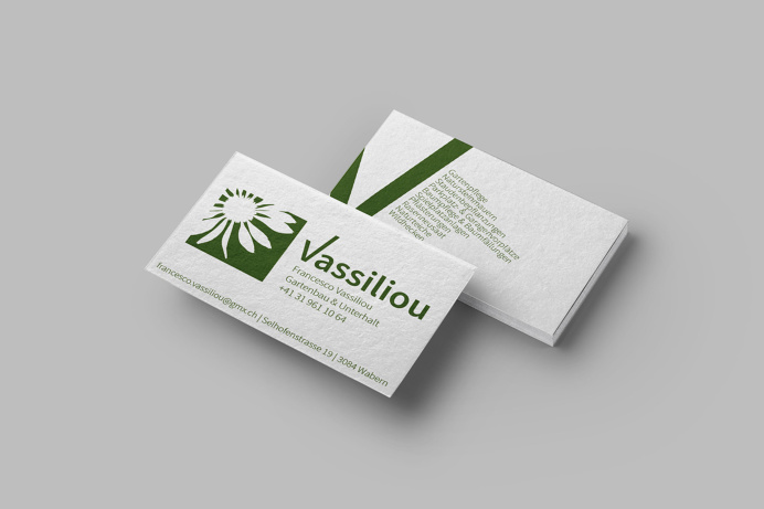 gardening business card