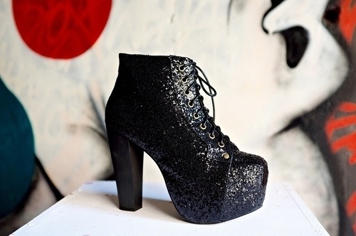 Tiffany Denise #glitter #shoes #girls #womens #heels #fashion #sequines #high