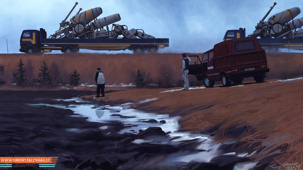 Simon Stålenhag Art Gallery #simon #painting #stlenhag #art