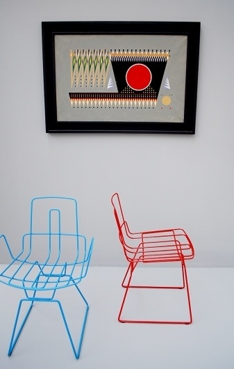 We Find Wildness #chair #shapes #painting #triangles #trendy