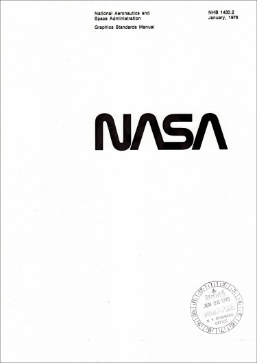 NASA 1976 Identity Guidelines | #nasa #logo #branding