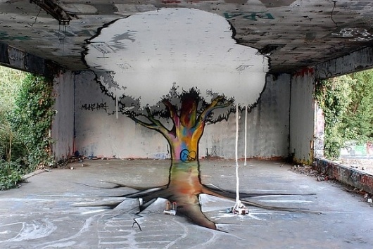 Anamorphic Graffiti by TSF Crew | 123 Inspiration #graffiti #tsf #art #street #anamorphic #crew