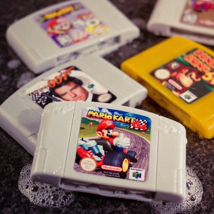 Nintendo 64 Cartridge Soaps #tech #flow #gadget #gift #ideas #cool