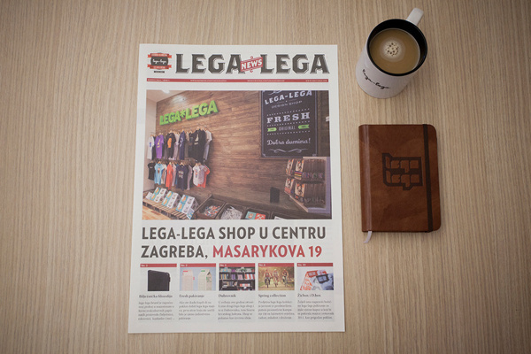 lega-lega Newspapers #legalega #leo #croatia #lega #design #osijek #leovinkovic #brand #vinkovic #newspapers #editorial #typography