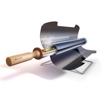 Harness the power of the sun and cook on the go with this solar stove. #solar #design #product #industrial #stove #outdoor