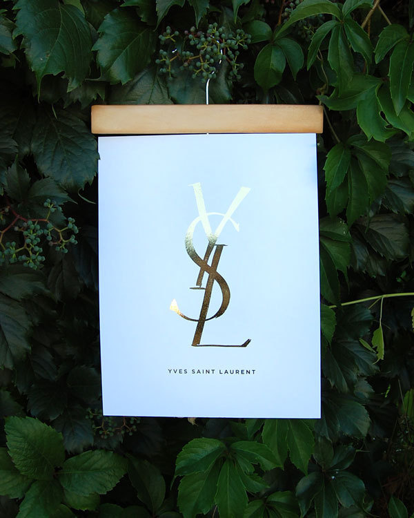 YSL_2 #ysl #print #style #gold #fashion #high #foil