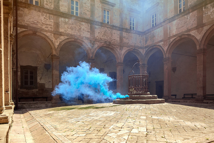 Colorful Smoke in European Landscapes